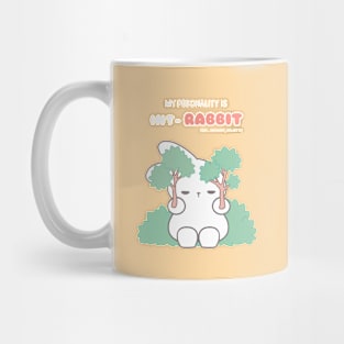 The Shy Introvert Bunny Mug